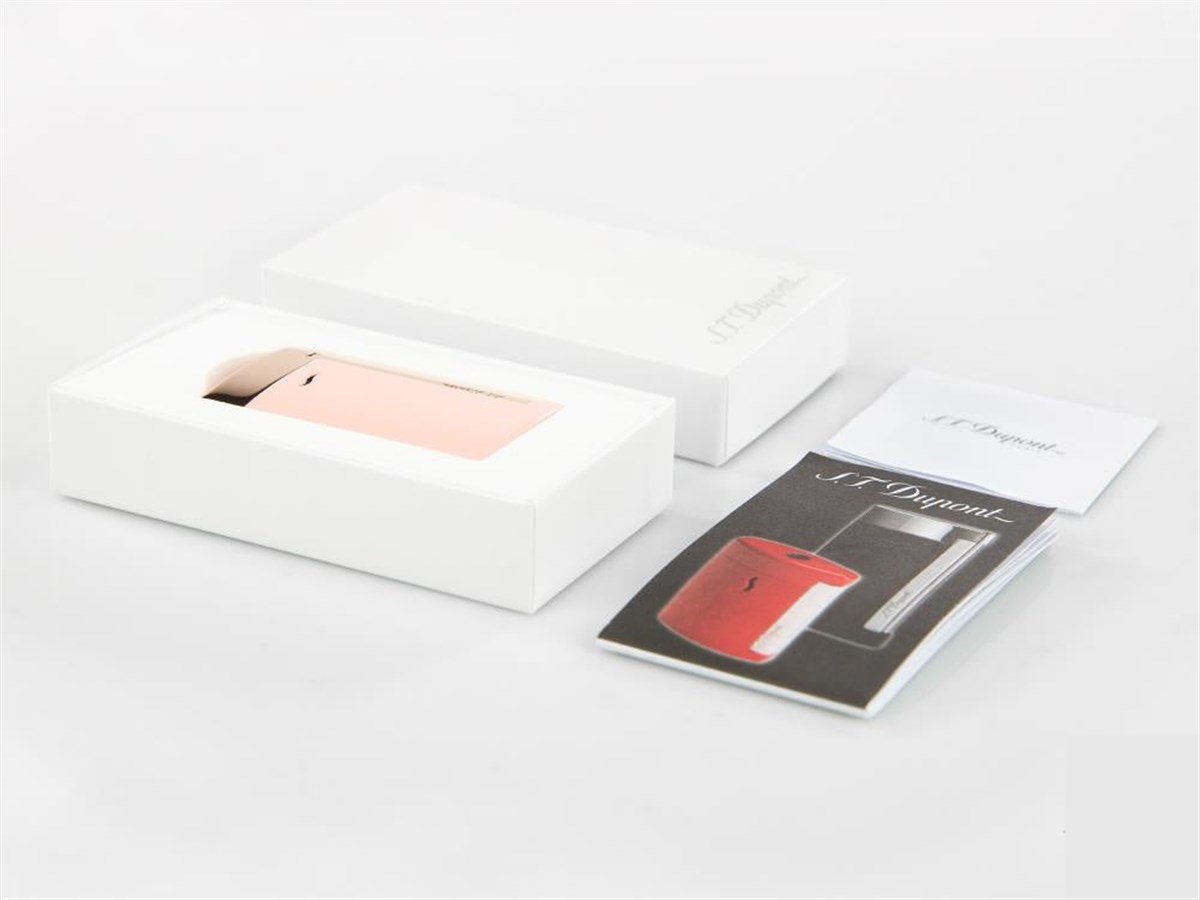 TR4363,S.T Dupont Pembe Slim 7 Perde Alev Puro Çakmağı 27778