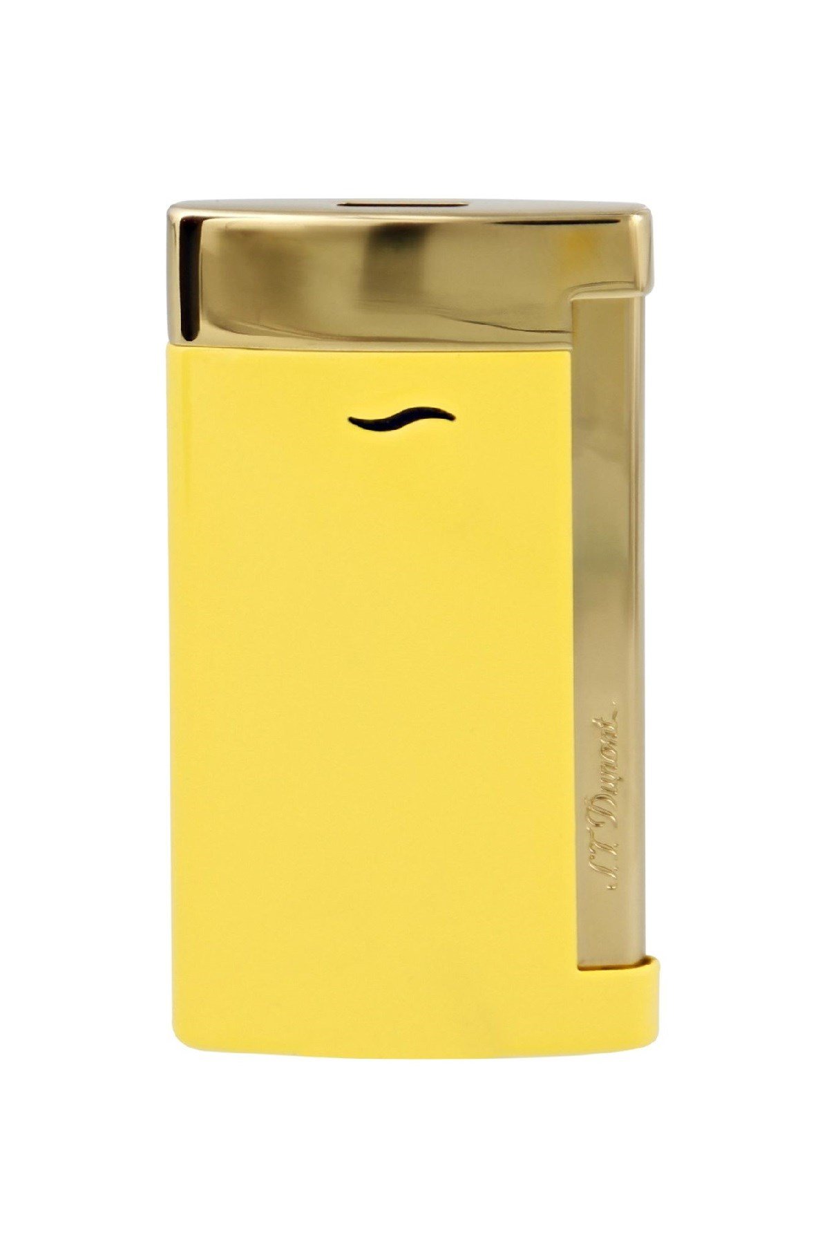 TR4365,S.T Dupont Sarı Slim 7 Perde Alev Puro Çakmağı 27780