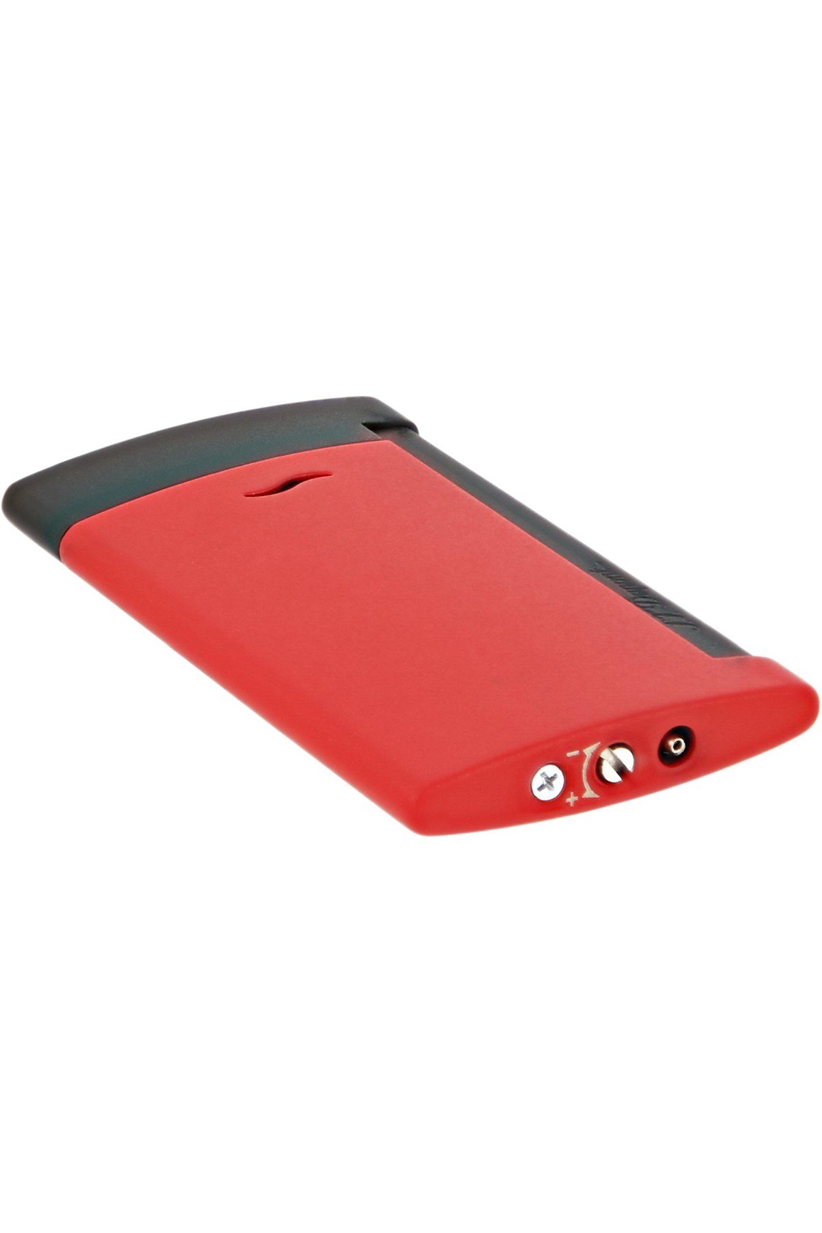 TR4762,S.T Dupont Slim 7 Mat Siyah-Kırmızı Puro Çakmağı 27749