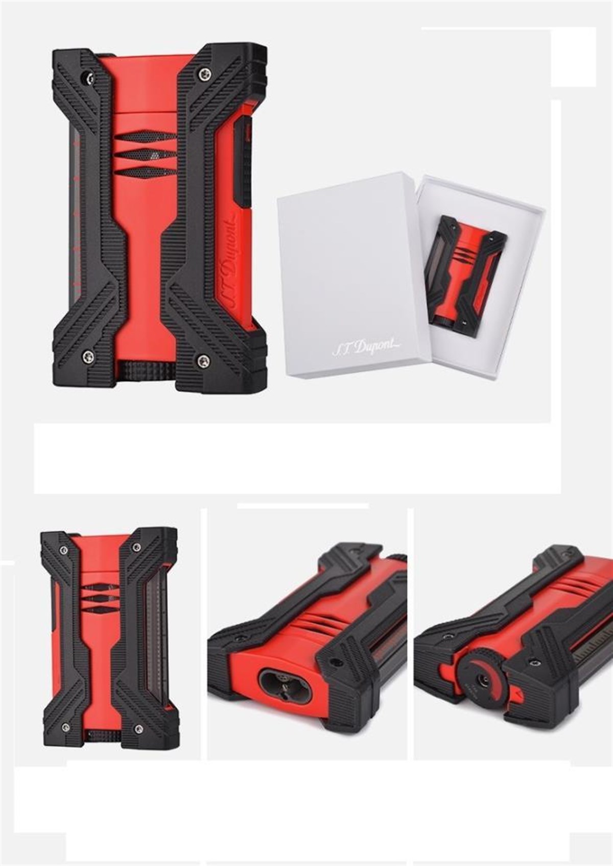 TR1730,S.T. Dupont Defi Extreme Kırmızı Puro Çakmağı 21601