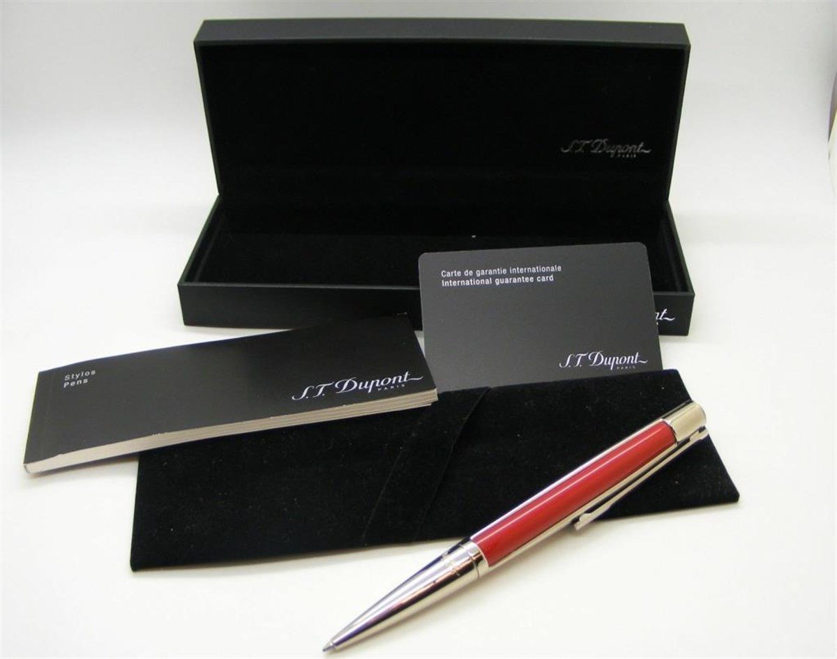 TR1816,S.T. Dupont Kırmızı Defi Tükenmez Kalem 405703