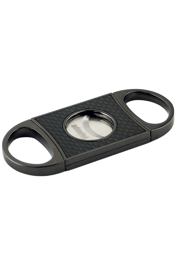 TR8774,Adorini Double Blade Carbon Metal Gunmetal Puro Makası Kesici