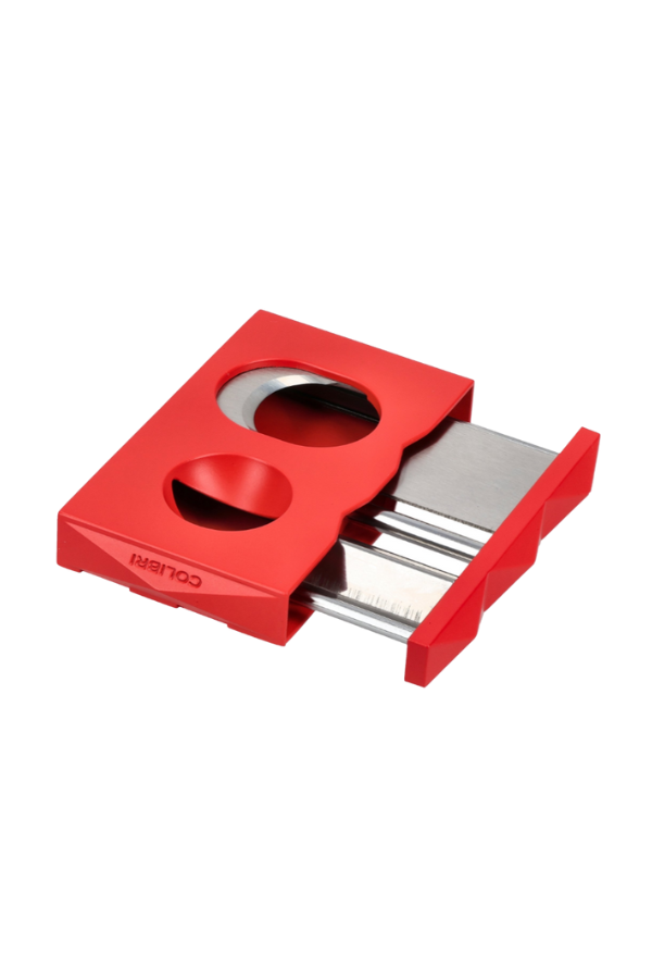 TR8365,Colibri Quasar Kırmızı Düz & V Metal Puro Makası Kesici
