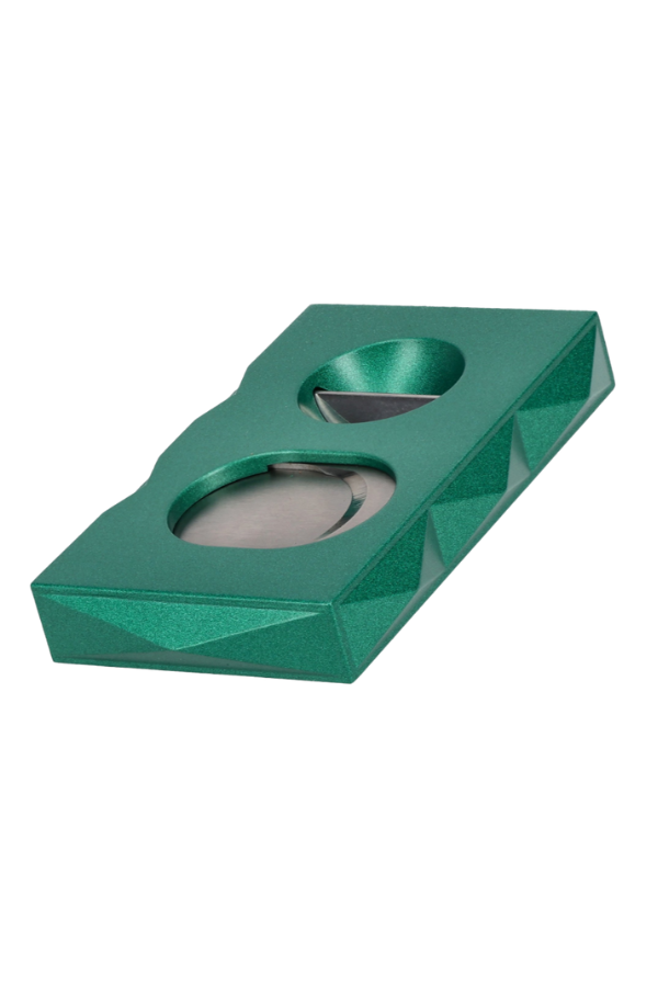 TR8368,Colibri Quasar Yeşil Düz & V Metal Puro Makası Kesici