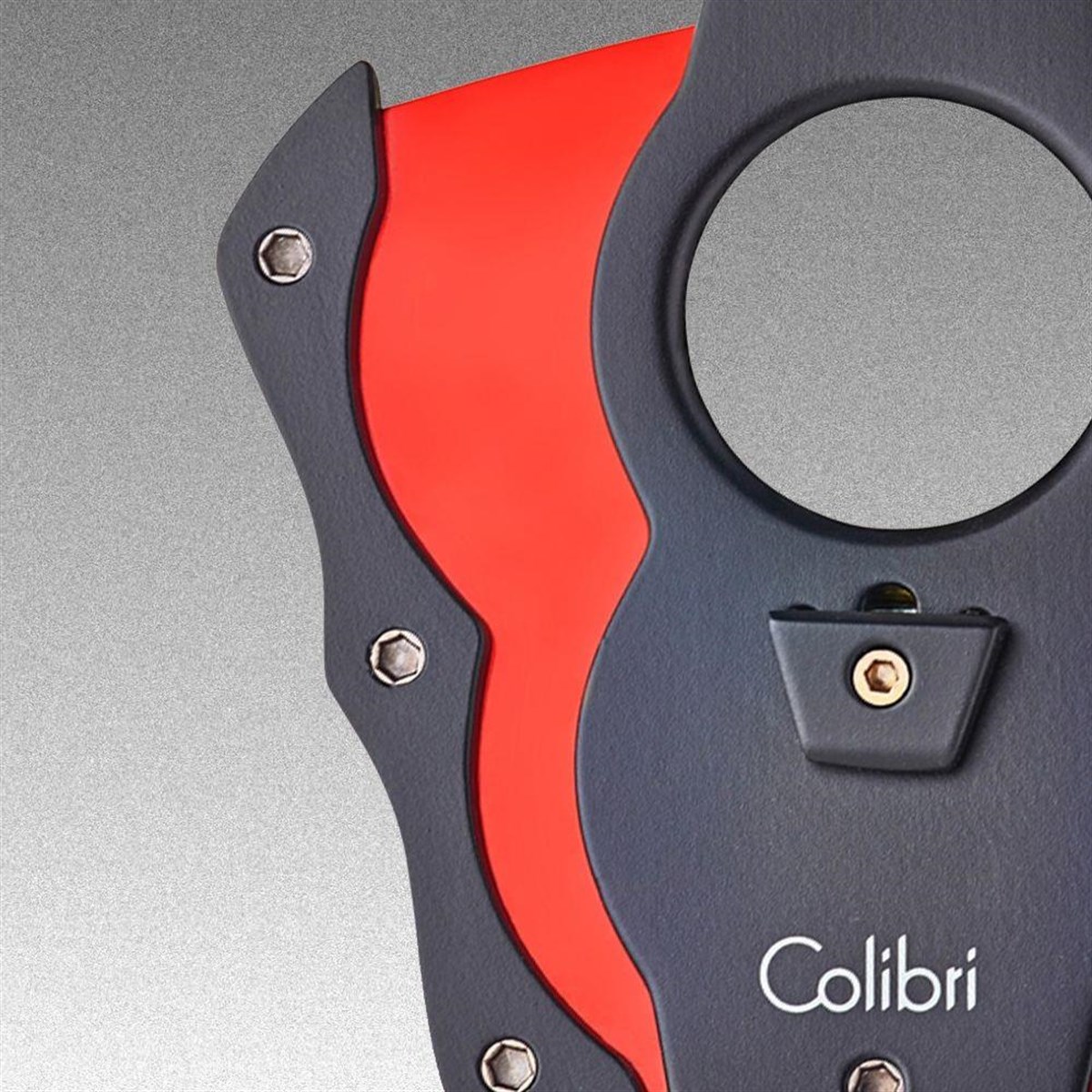 TR3824,Colibri Siyah-Kırmızı Giyotin Puro Kesici