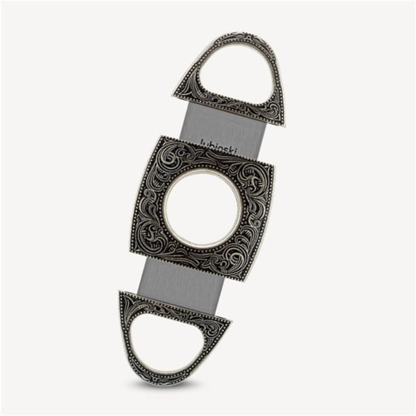 LB-321,Lubinski Metal Puro Kesici Lazer Bıçak Kabartma İşlemeli Black (60Ring)