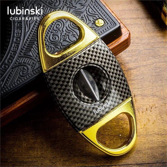 LB-326,Lubinski Puro Kesici V-Cut Carbon-Gold (60Ring)