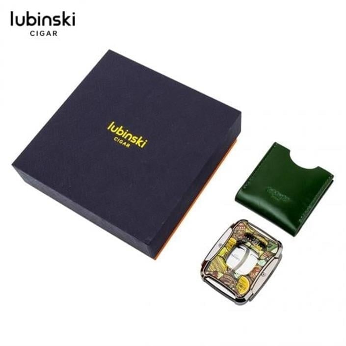 LB-328,Lubinski Ancient Egypt Kılıflı Kare Puro Kesici (60Ring)