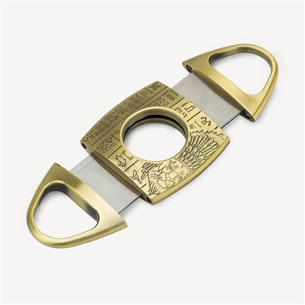 LB-324,Lubinski Metal Puro Kesici Lazer Bıçak Kabartma İşlemeli Gold(60Ring)