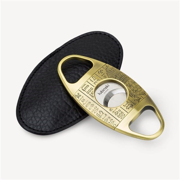 LB-324,Lubinski Metal Puro Kesici Lazer Bıçak Kabartma İşlemeli Gold(60Ring)