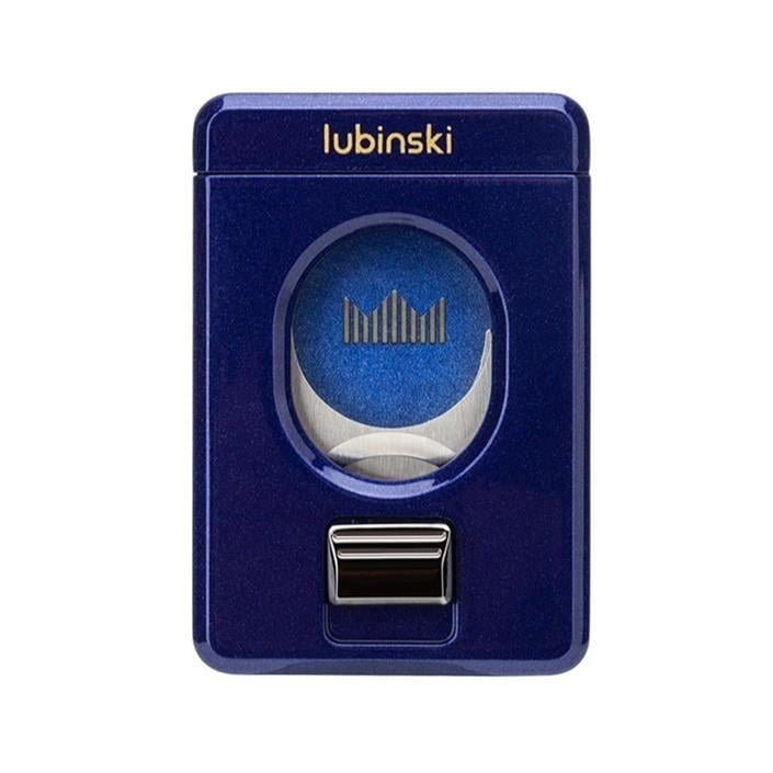 LB-345,Lubinski Premium Slim Puro Makası Cutter Mavi(60Ring)