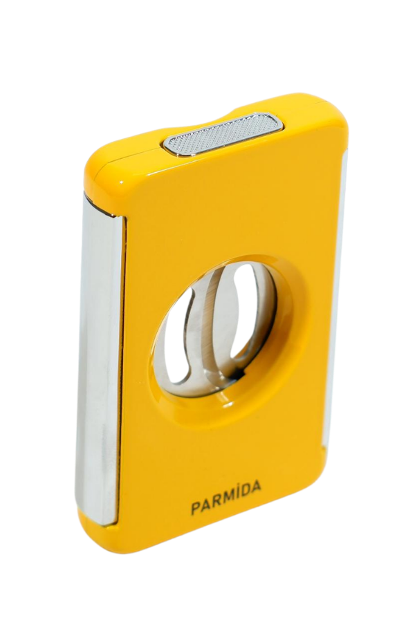 TR9533,Parmida Sarı Sehpalı Giyotin Puro Makası Kesici