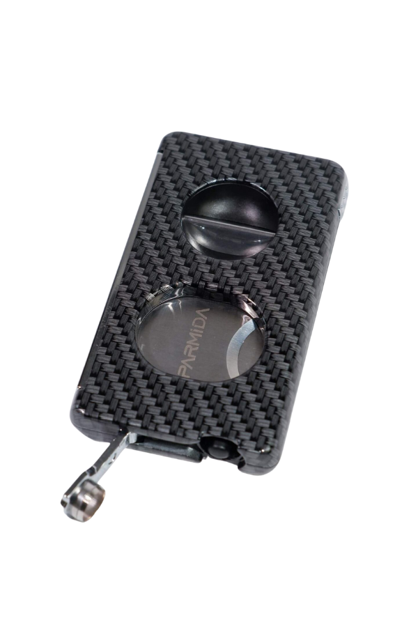 TR9158,Parmida Karbon Desenli Dahili Delicili V & Düz Puro Makası Kesici