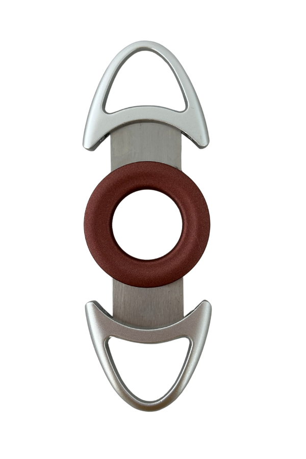 TR8324,Parmida Gümüş-Bordo Metal Puro Makası Kesici