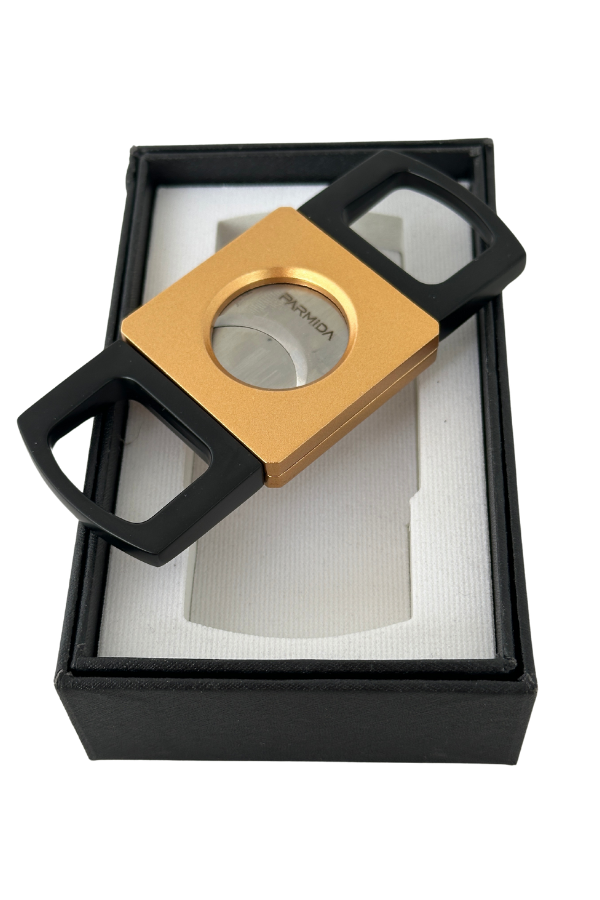 TR8325,Parmida Siyah-Gold Metal Puro Makası Kesici