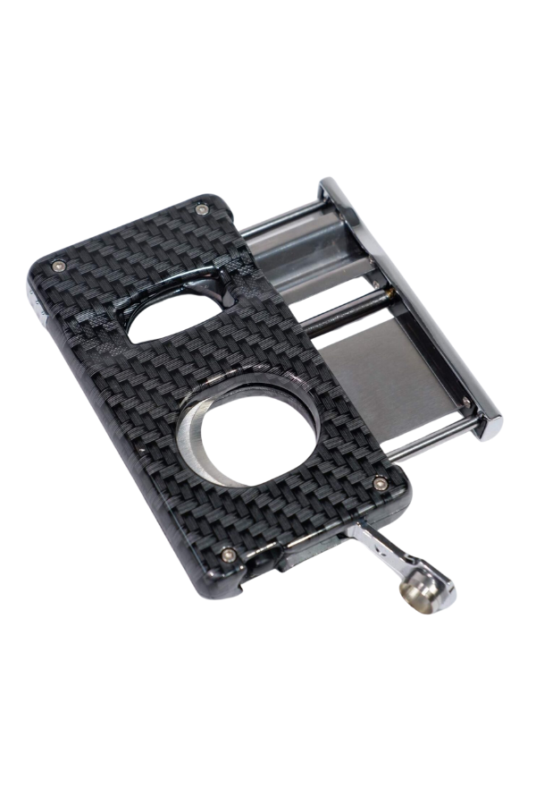 TR9158,Parmida Karbon Desenli Dahili Delicili V & Düz Puro Makası Kesici