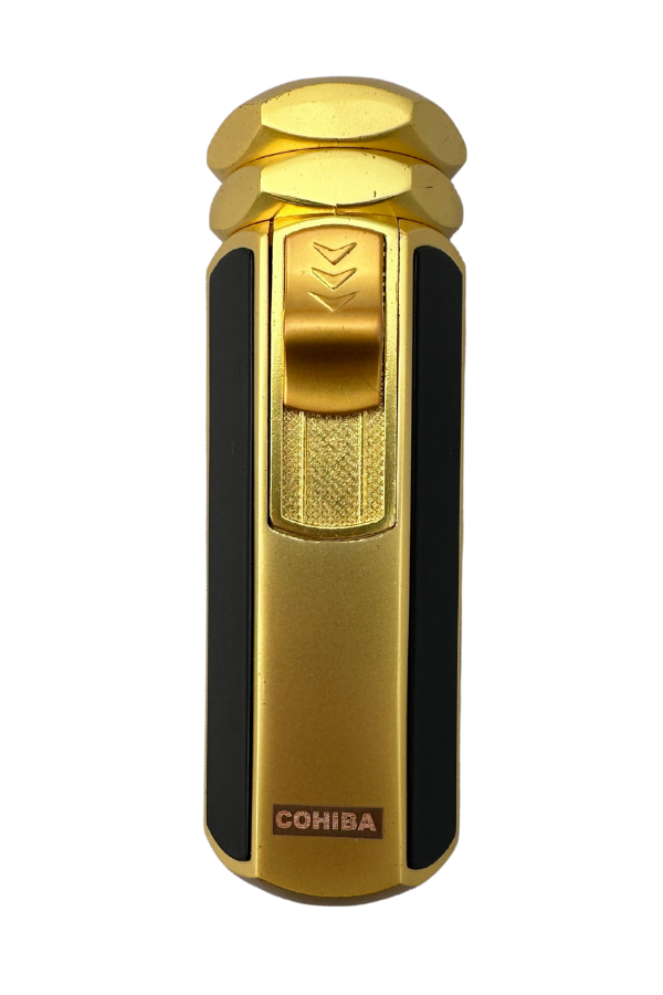 TR8310,Cohiba Çakmak Kesici Gold Puro Seti
