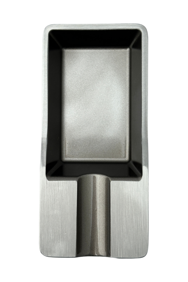 TR8315,Parmida Çakmak Küllük Gunmetal İkili Puro Seti