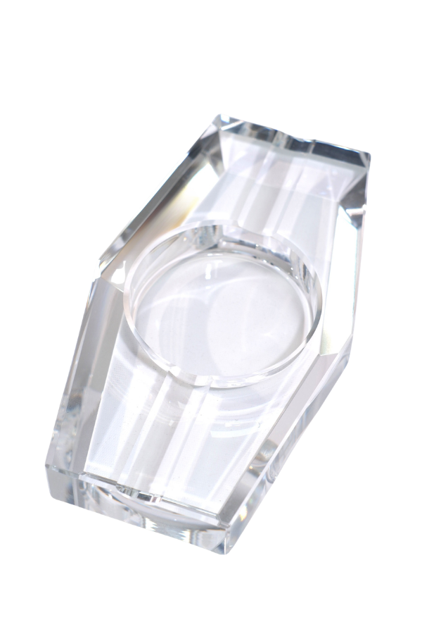 TR9745,PremiumQuality Şeffaf Kristal İkili Puro Küllüğü