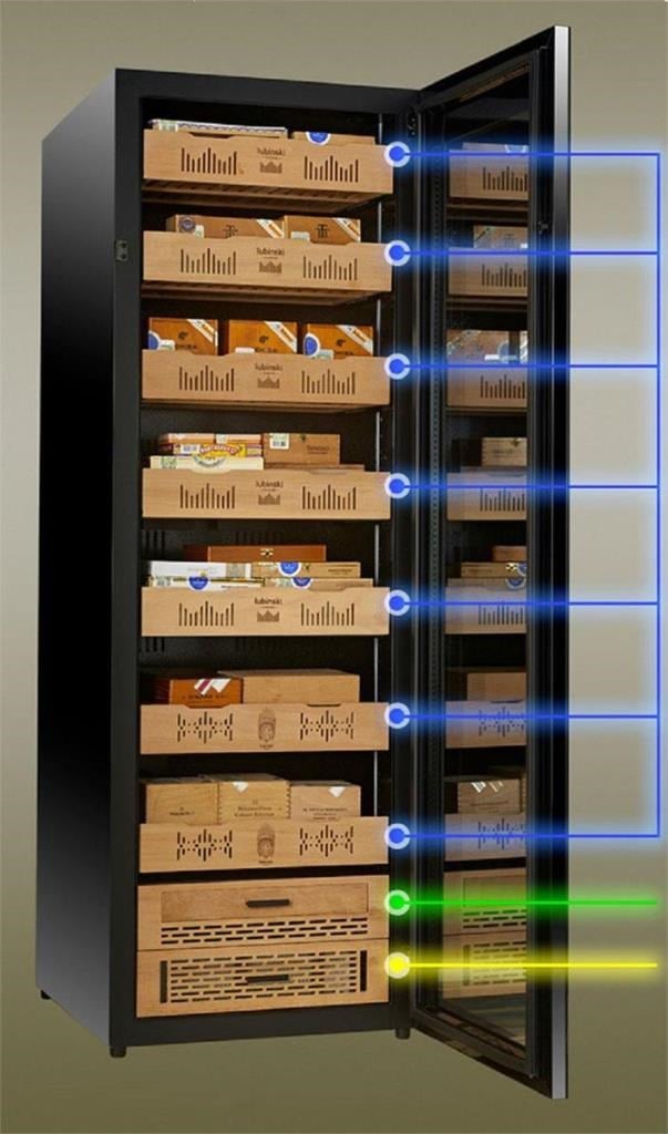 LB-039,Lubinski Siyah Elektronik Puro Dolabı RA-998
