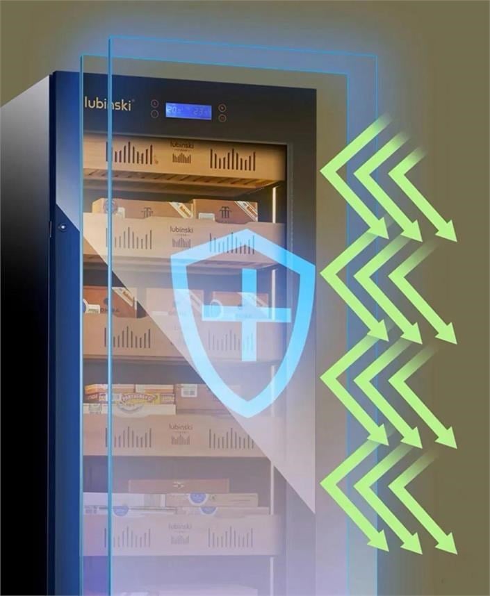 LB-039,Lubinski Siyah Elektronik Puro Dolabı RA-998