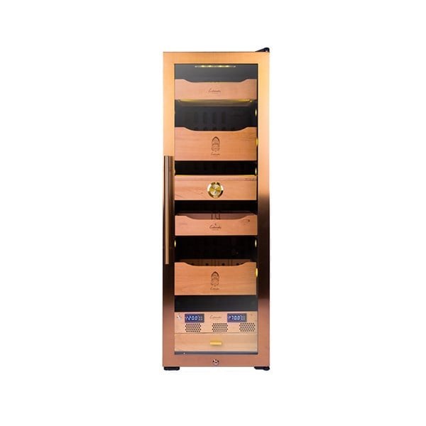 LB-033,Lubinski Siyah - Gold Elektronik Puro Dolabı RA-333