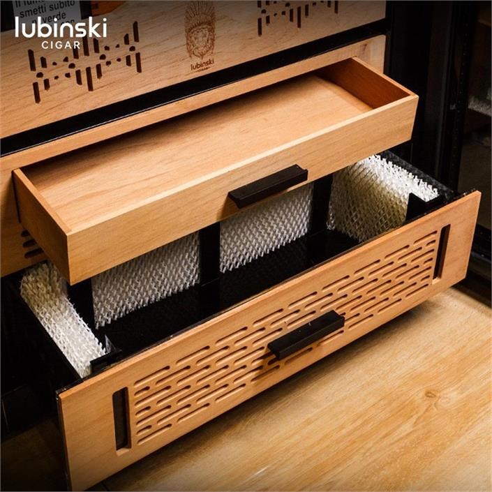 LB-036,Lubinski Siyah Elektronik Puro Dolabı RA-668