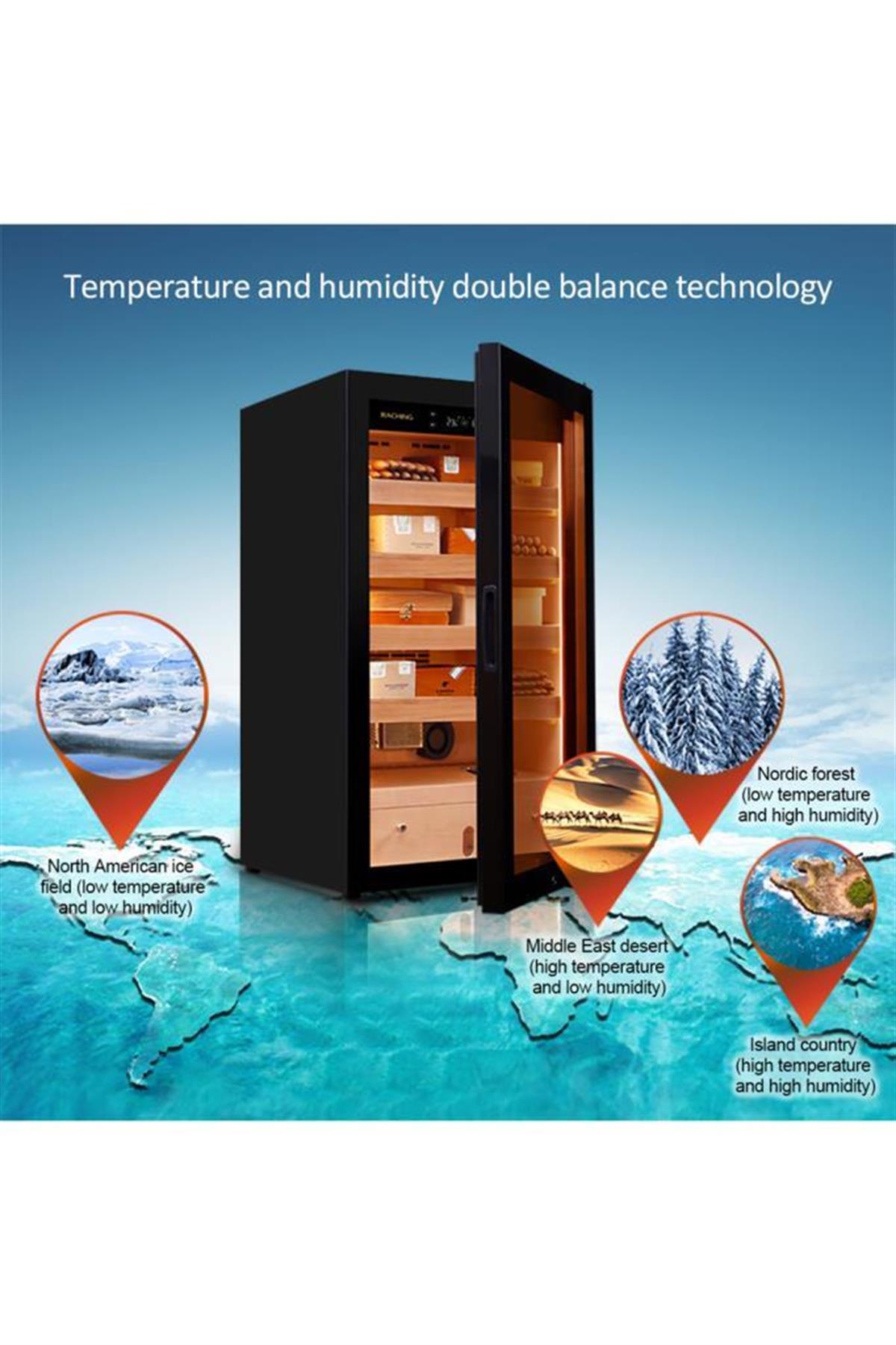 RCHNG-13,Raching Elektronik Puro Dolabı Siyah MA50