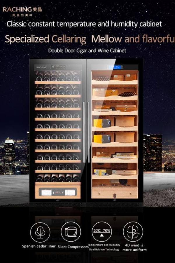 RCHNG-22,Raching Elektronik Puro Dolabı Siyah CS600