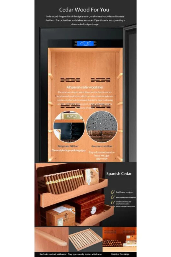 RCHNG-22,Raching Elektronik Puro Dolabı Siyah CS600