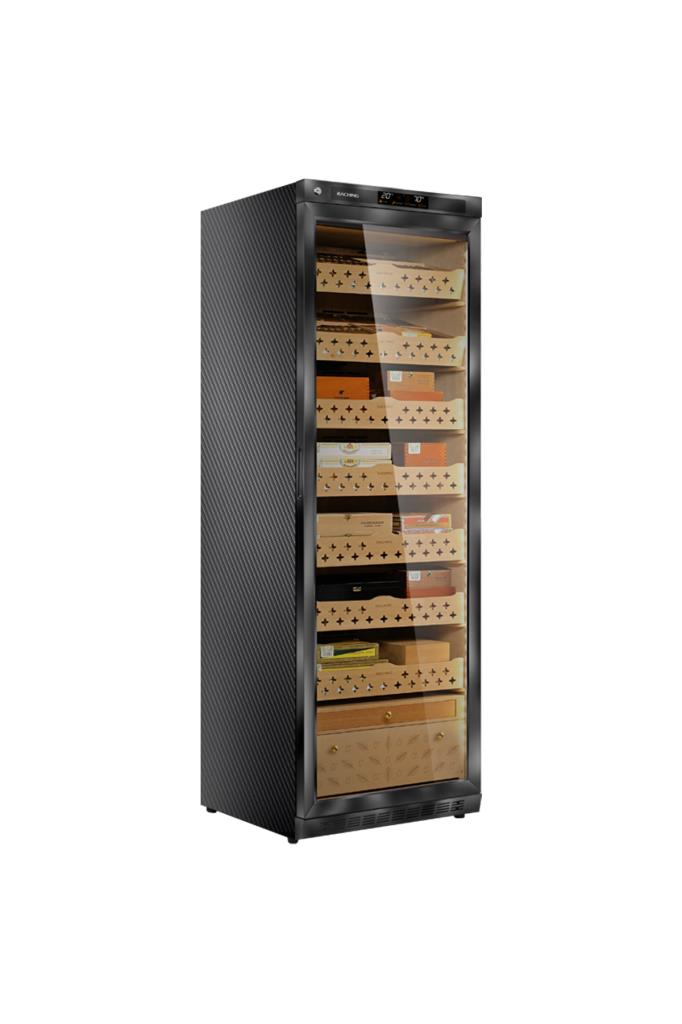 RCHNG-23,Raching Elektronik Puro Dolabı Karbonfiber Siyah MON3800A