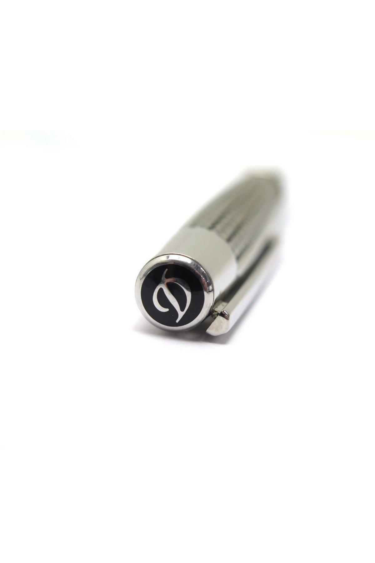 TR4838,S.T. Dupont İşlemeli Gümüş Tükenmez Kalem 405732