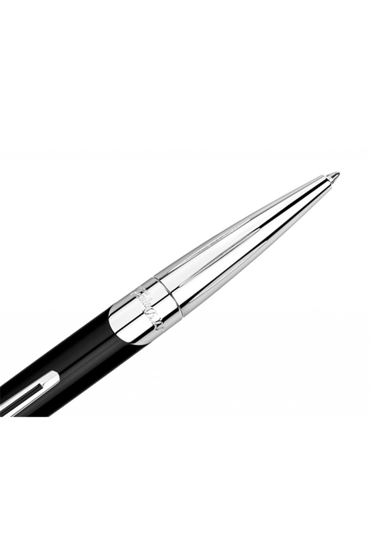 TR4896,S.T. Dupont Siyah-Gümüş Tükenmez Kalem 405706