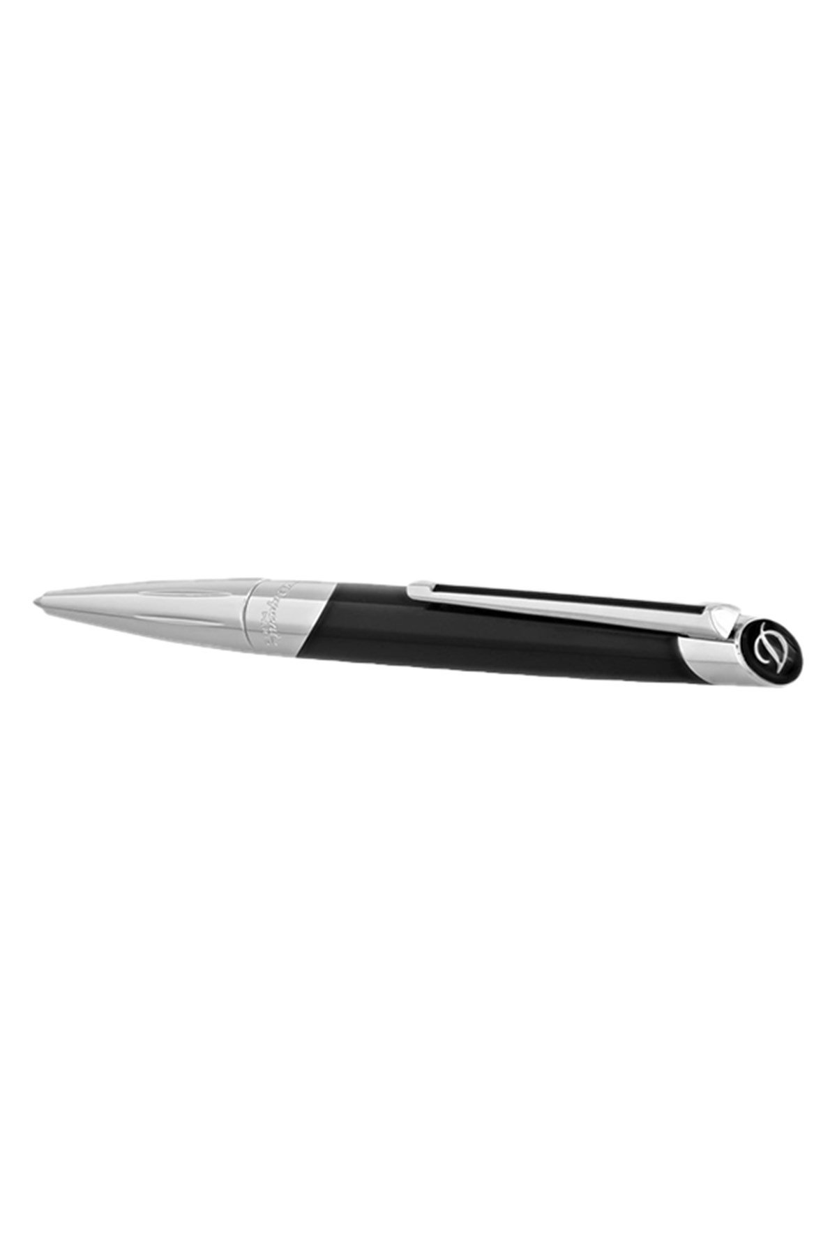 TR4896,S.T. Dupont Siyah-Gümüş Tükenmez Kalem 405706