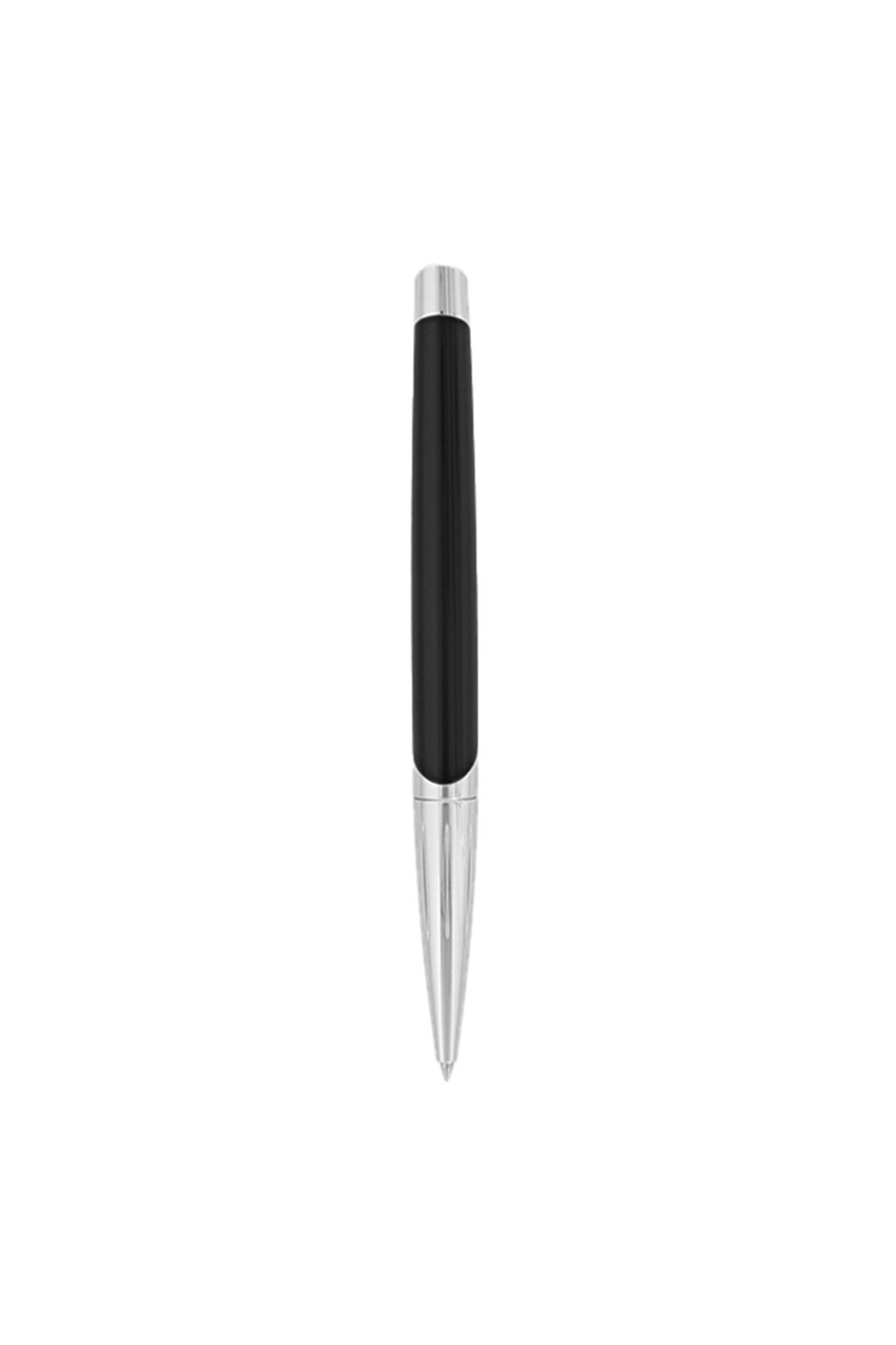 TR4896,S.T. Dupont Siyah-Gümüş Tükenmez Kalem 405706