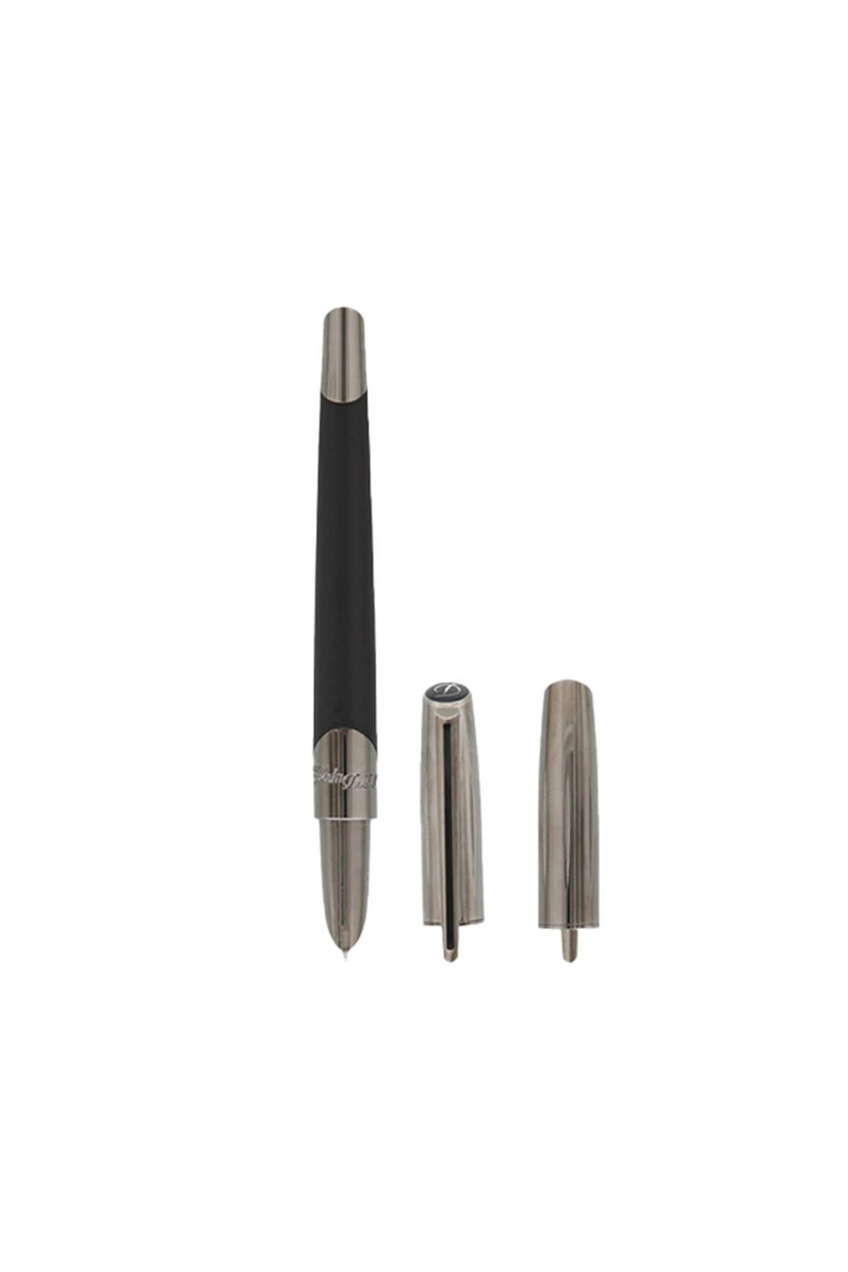 TR4894,S.T. Dupont Siyah-Gunmetal Dolma Kalem 400719