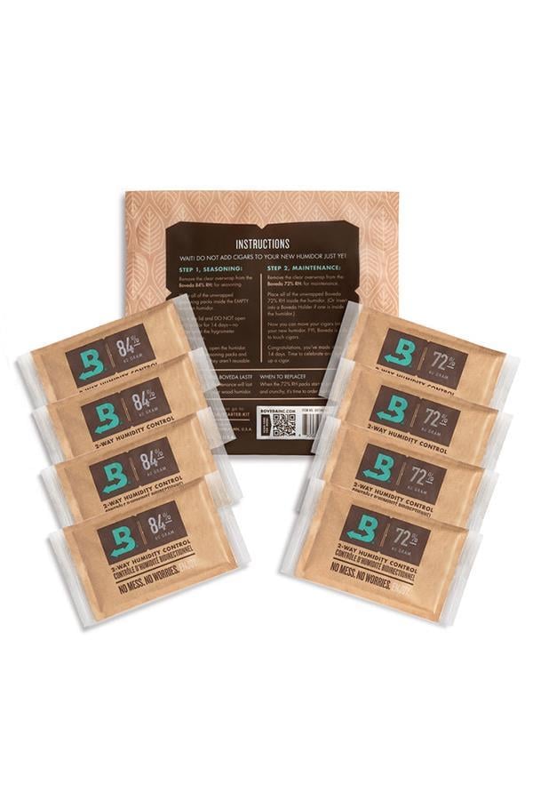 TR7405,Boveda Humidor Başlangıç Kiti 84% + 72% 75-100 Puro Kapasitesi