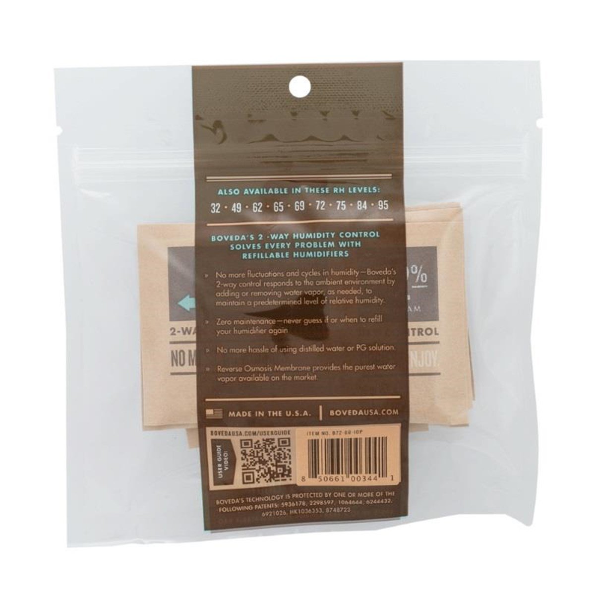 TR1305,Boveda 72 8 gr 10'lu Puro Nemlendirici