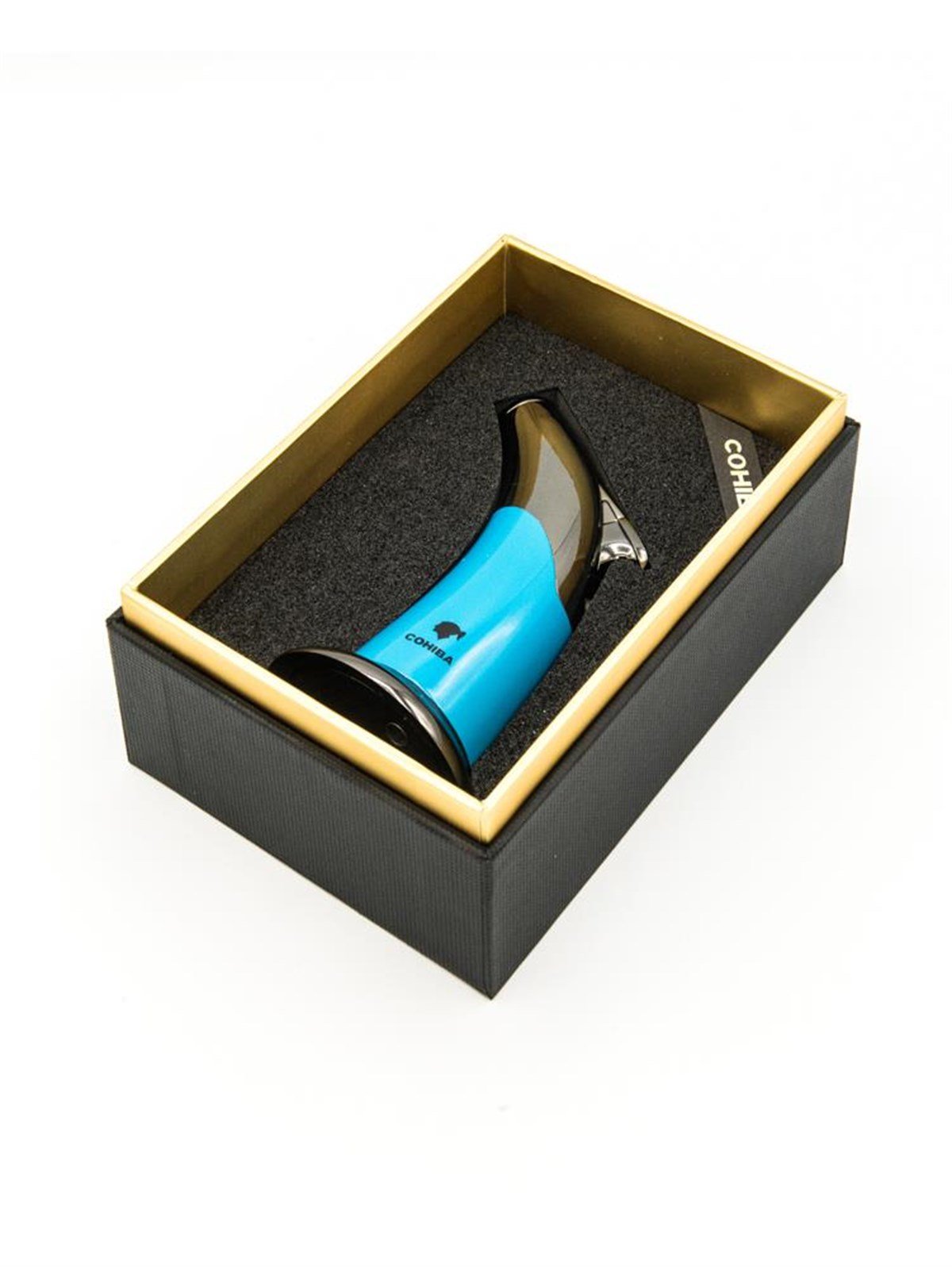 TR1363,Cohiba 2 Torch Mavi Masa Tipi Puro Çakmağı