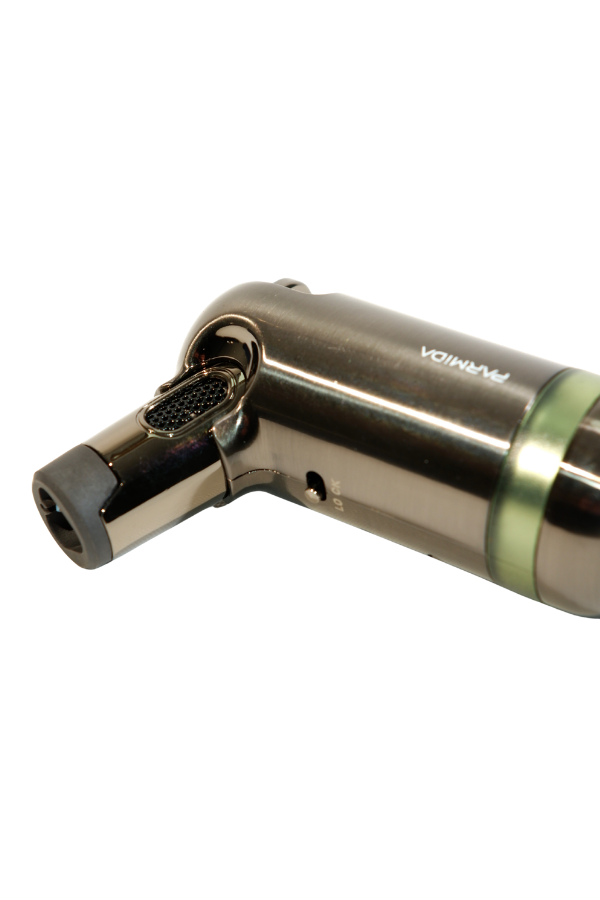 TR9239,Parmida 3 Torch Pürmüz Gunmetal Masa Tipi Metal Puro Çakmağı