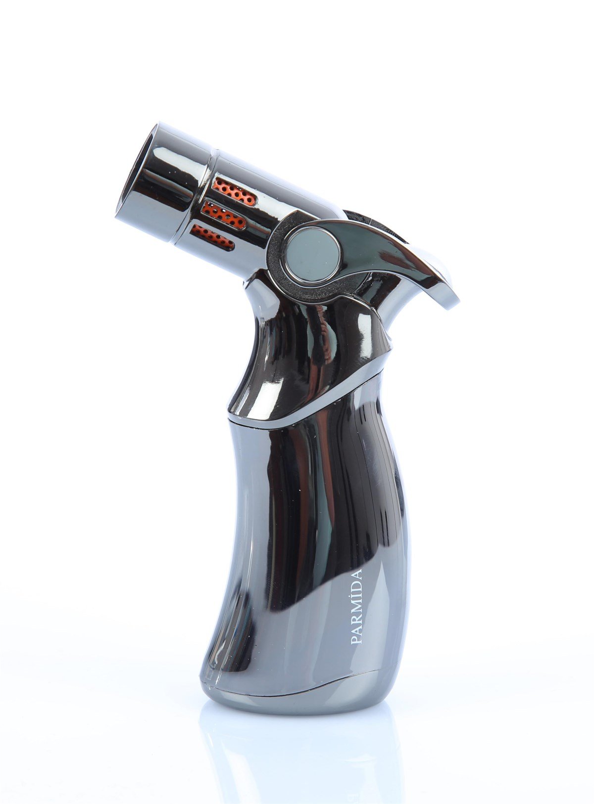 TR1576,Parmida Dört Torch Gunmetal Masa Tipi Puro Çakmağı