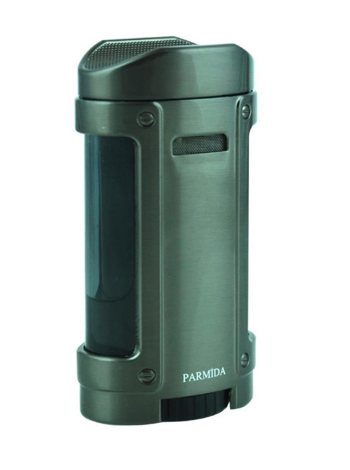 TR1564,Parmida Dört Torch Gunmetal Masa Tipi Puro Çakmağı