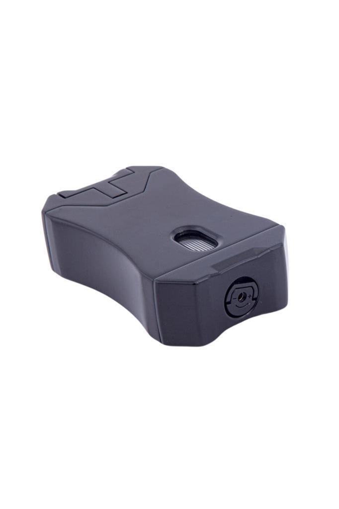 TR6398,Parmida Dört Torch Pürmüz Masa Tipi Gunmetal Puro Çakmağı