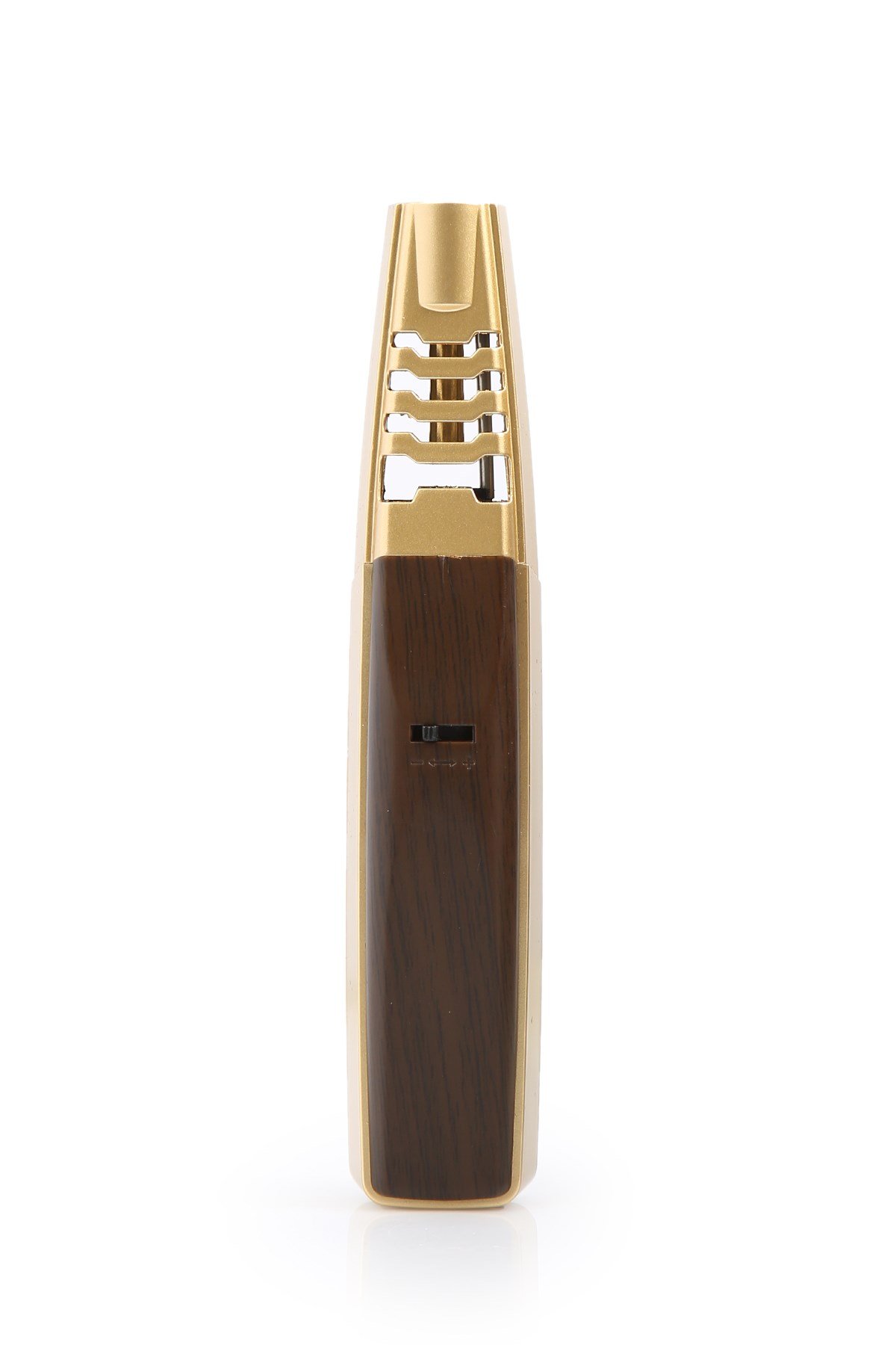 TR4550,Premium Quality Tek Torch Kahverengi-Gold Masa Tipi Çakmak