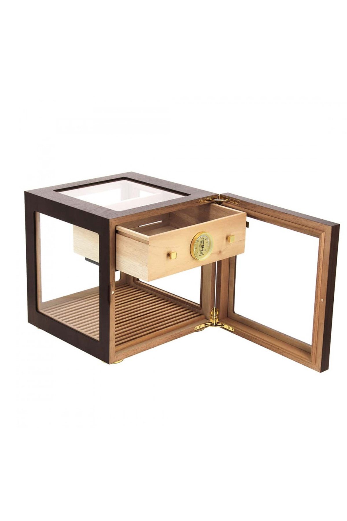 TR941,Adorini Cube Walnut Humidor Puro Kutusu