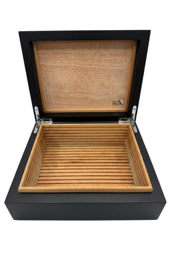 TR9196,Adorini Cedro Siyah Humidor Puro Kutusu