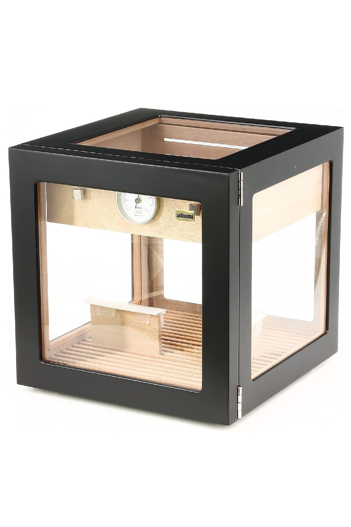 TR940,Adorini Cube Siyah Humidor Puro Kutusu