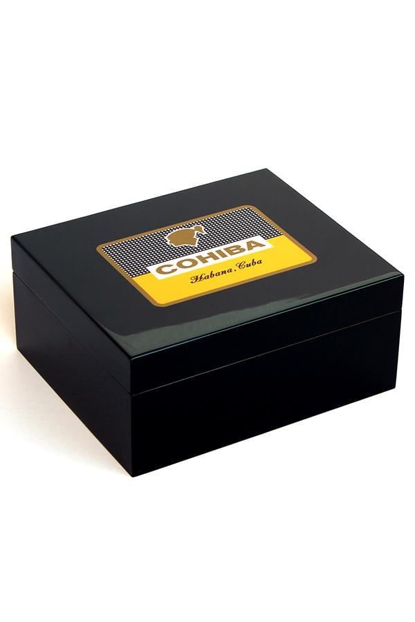 TR6707,Cohiba Sedir Humidor Puro Kutusu Siyah
