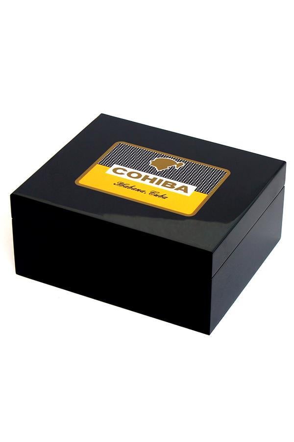 TR6707,Cohiba Sedir Humidor Puro Kutusu Siyah