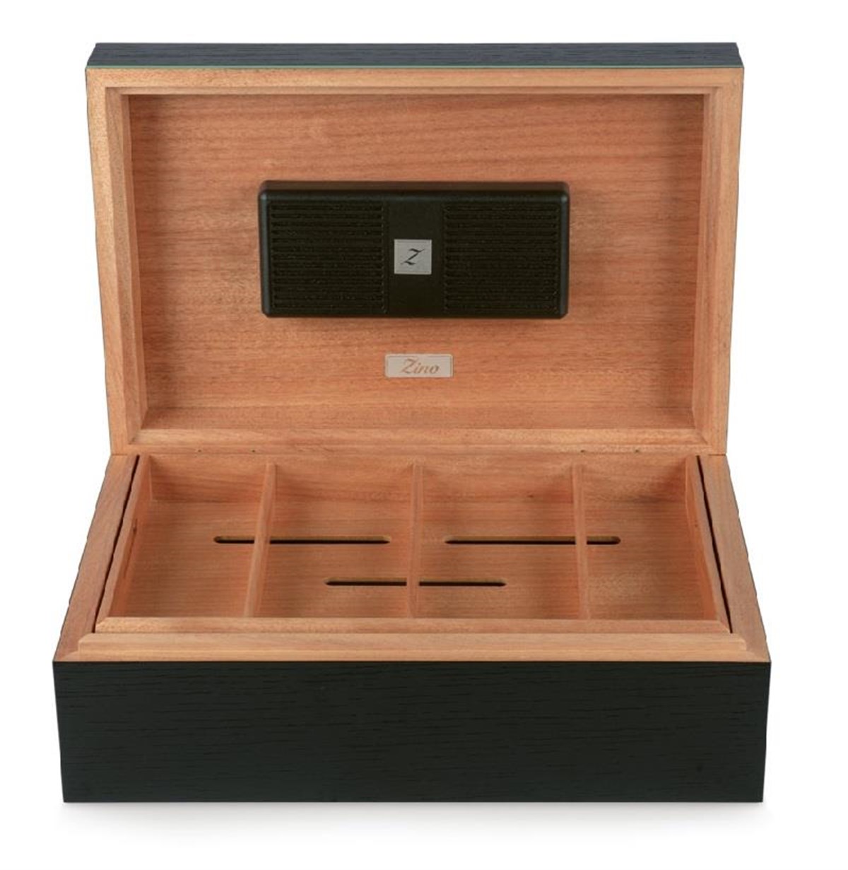 TR2678,Zino Davidoff Z80 Siyah Oak Humidor Puro Kutusu 115917